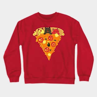 Pizza Cat Crewneck Sweatshirt